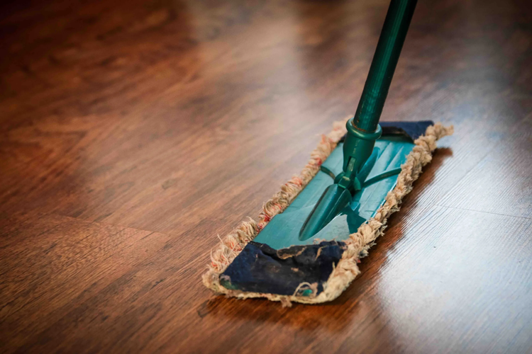 How can I clean these luxury vinyl floors? They get very spotty