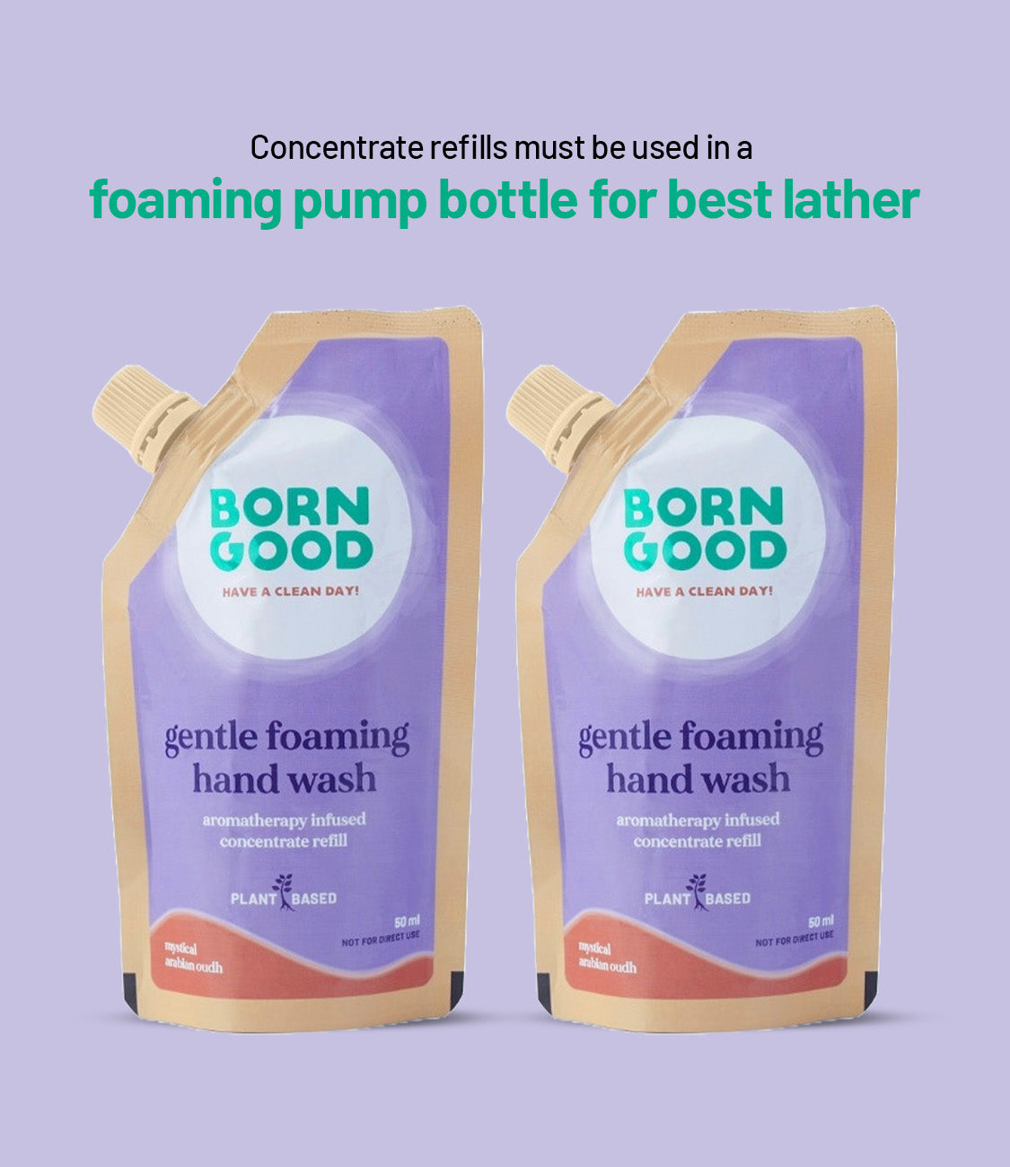 Gentle foaming hand wash