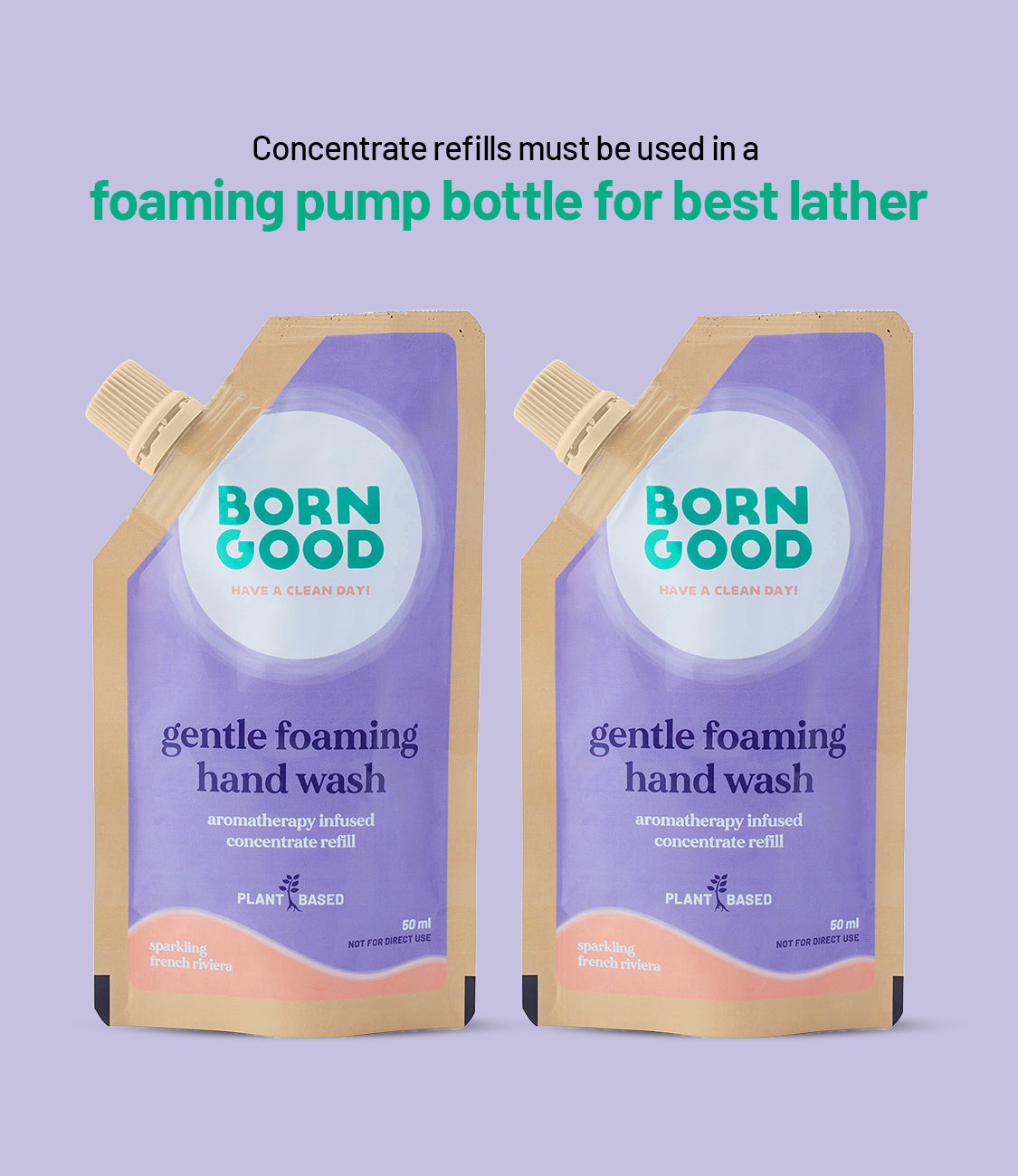 Gentle foaming hand wash